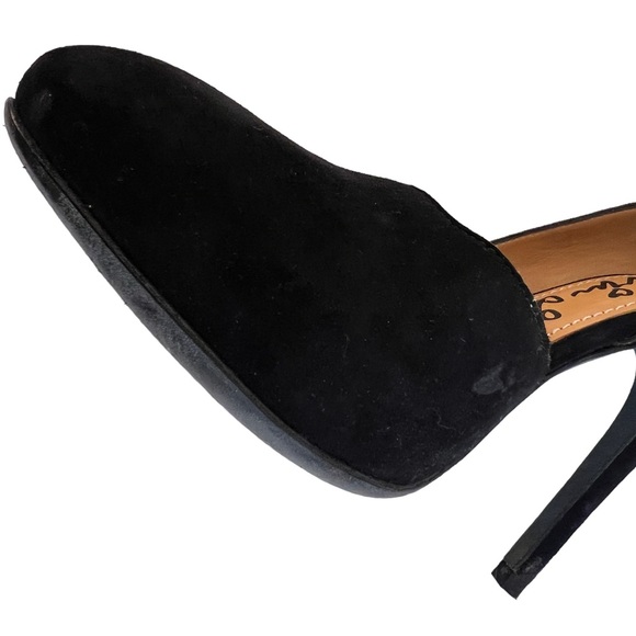 Lanvin black suede cut out pumps - Picture 5 of 9